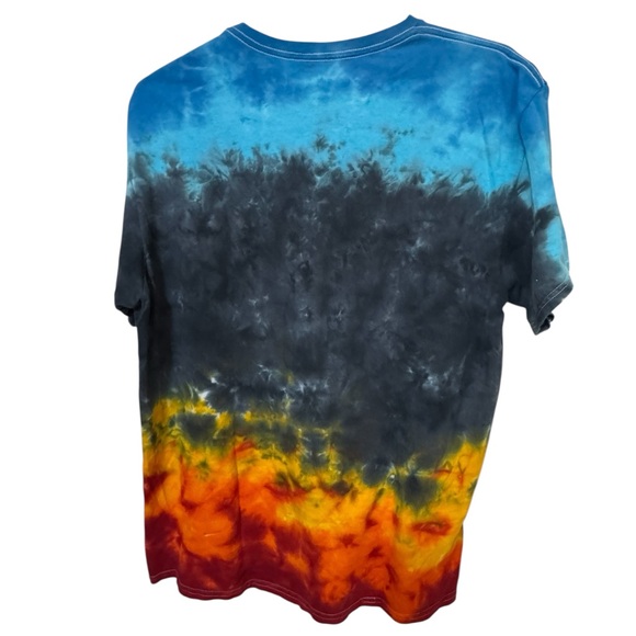 Vintage Led Zeppelin Rock Band 1975 Tour Swan Song Tie-Dye Men’s L T-Shirt MINTY - Picture 3 of 4